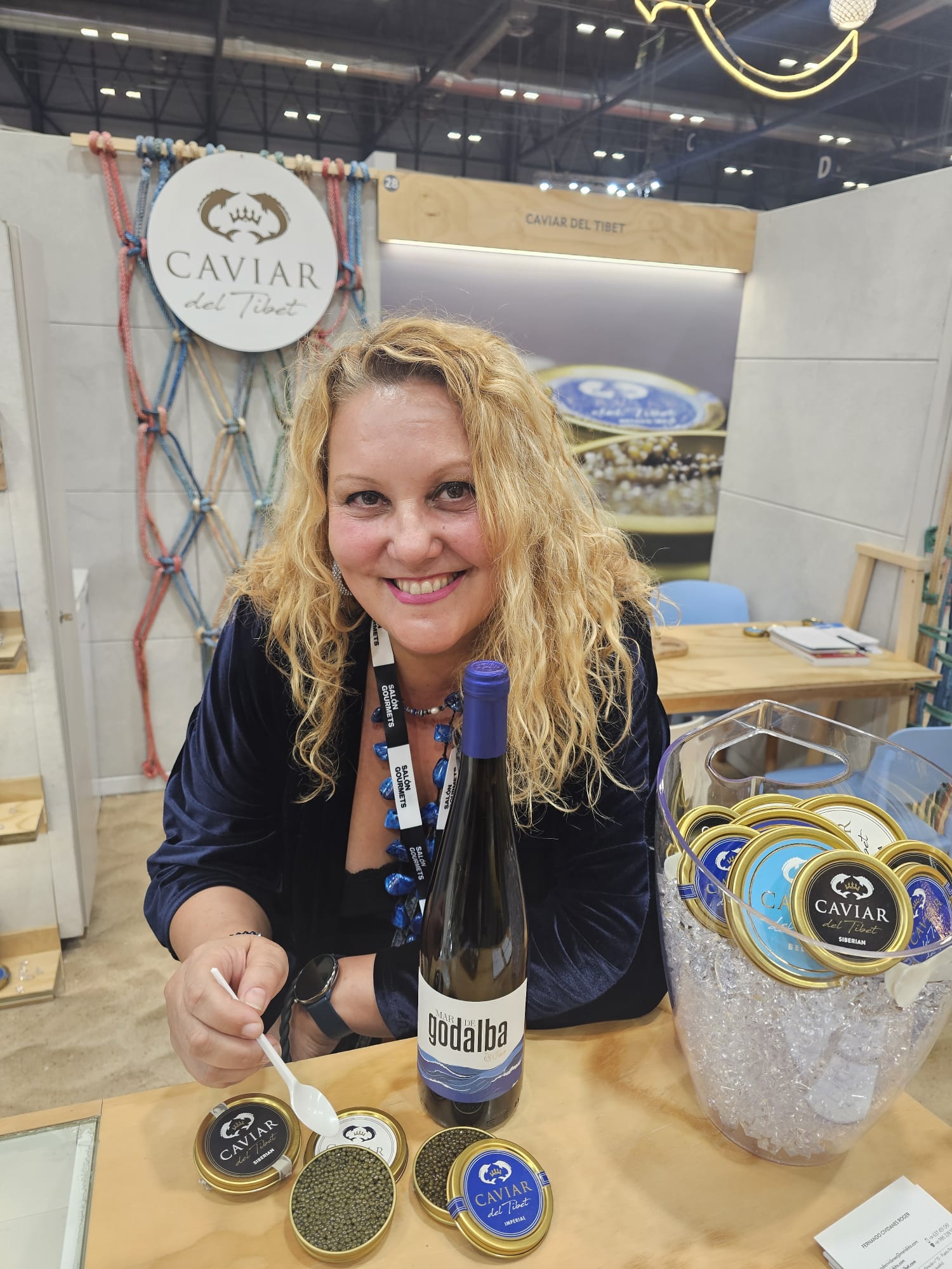 Susana La Gallega con Mar de Godalba en el Salón Gourmet